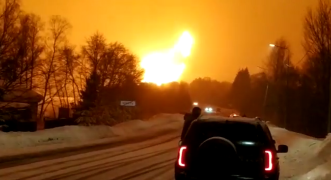 俄天然气管道爆炸：俄向欧盟出口天然气主要线路之一