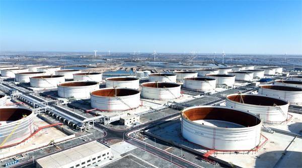 中国一次性建设最大原油储备库投用 可储存原油约425万吨