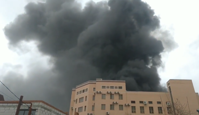 俄联邦安全局发生火灾 在火灾发生前听到了爆炸声