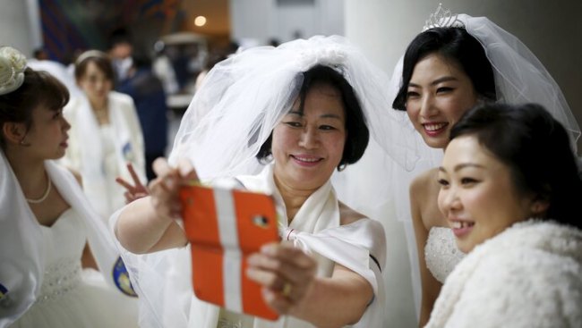 韩国40出头新娘人数比20岁还多