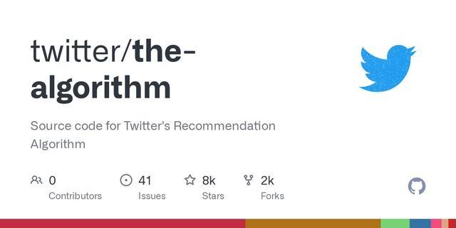 马斯克：推特大多数推荐算法将在今天开源 GitHub秒破万星！