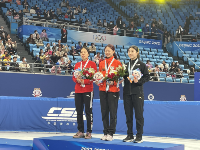 王晔拿下女子500米金牌：现在都不敢相信我是第一！