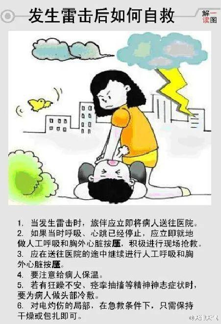杭州三名女性被雷击中全身麻木 倒下后有十多秒没有知觉